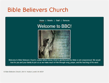 Tablet Screenshot of biblebelieverschurch.net